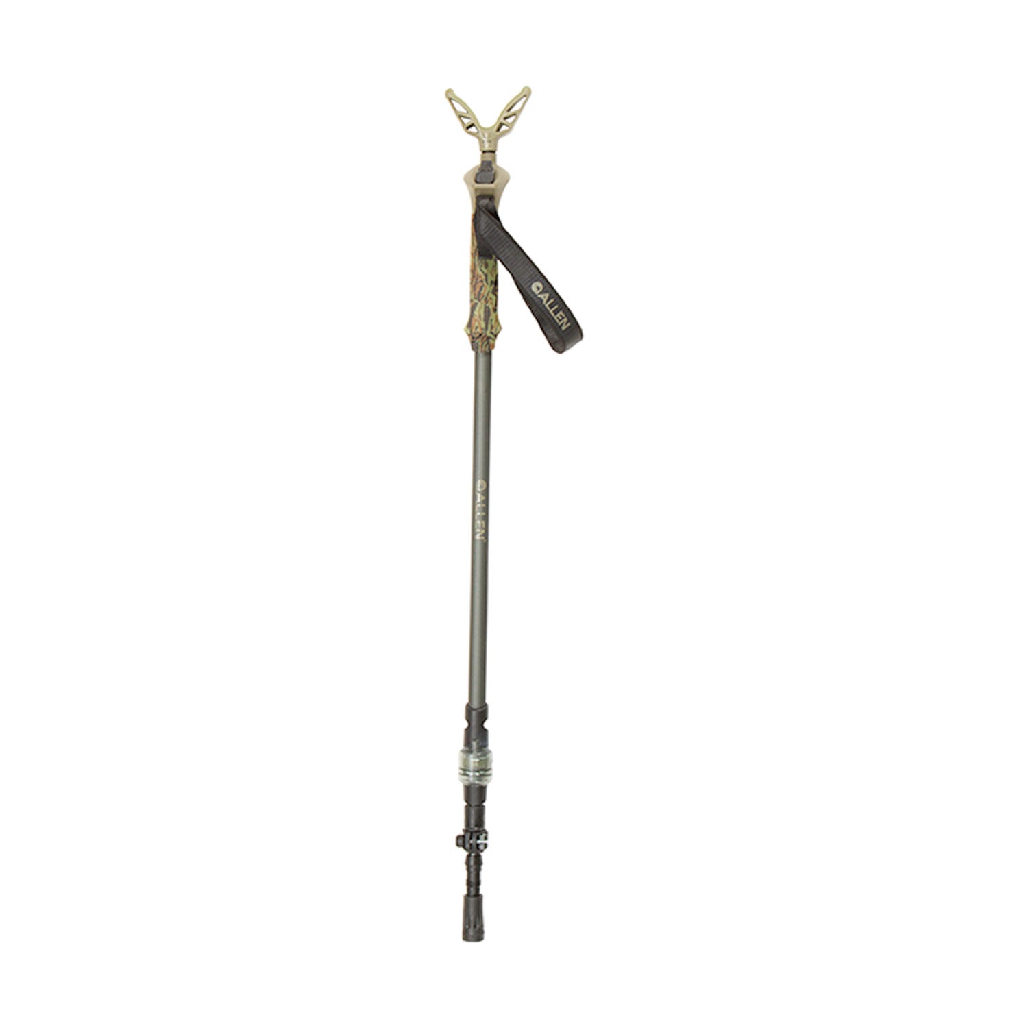 Allen Axial EZ-Stik 21447 Adjustable Shooting Stick Monopod Beetle Green Aluminum 29 to 61 Inch
