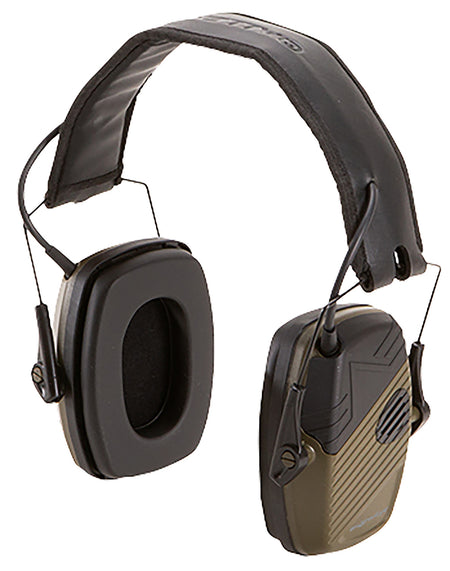Allen 2256 Shotwave Lo-Profile Electronic Hearing Protection Muff 23 dB Black/Green