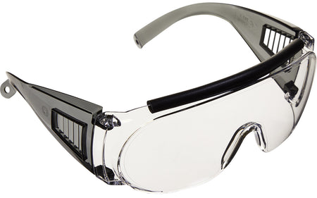 Allen 2169 Shooting & Safety Fit-Over Glasses Adult Clear Lens Gray Frame