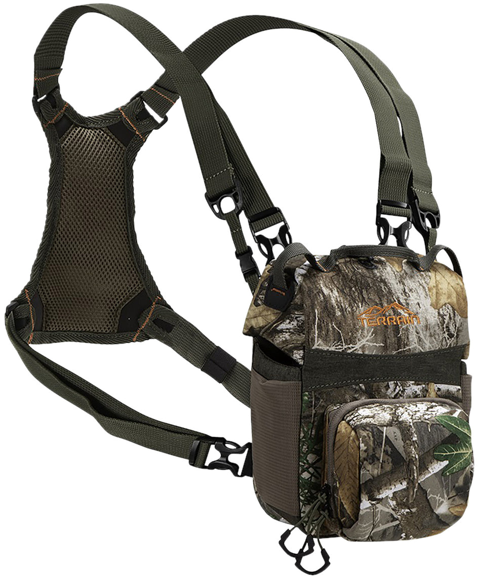 Terrain 19220 Binocular Chest Pack Realtree Edge with Magnetic Closure