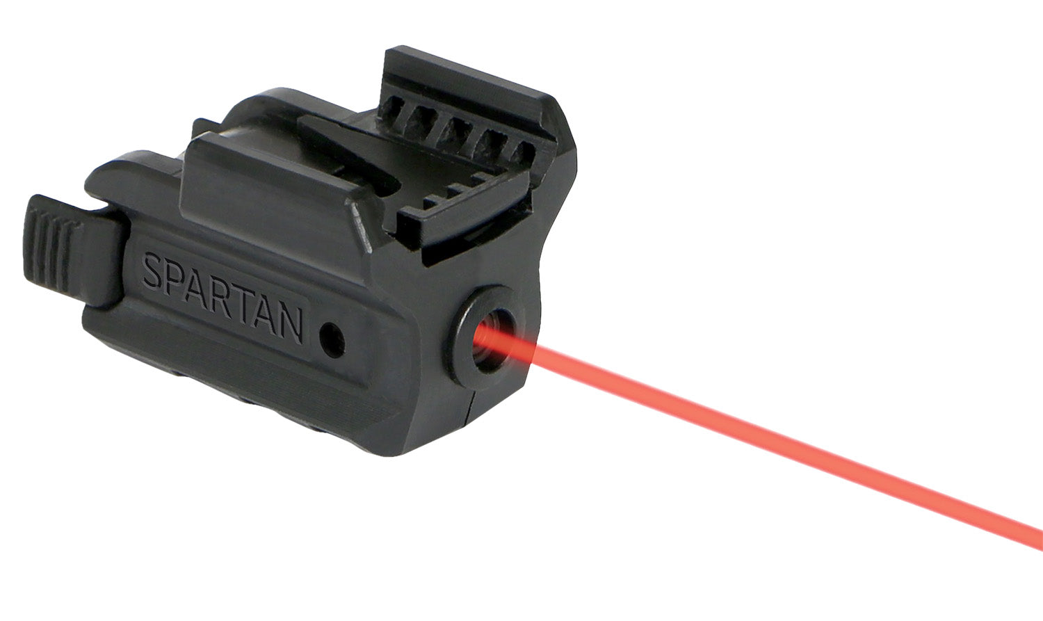 LaserMax Spartan Red Adjustable Rail-Mounted Laser Sight Black