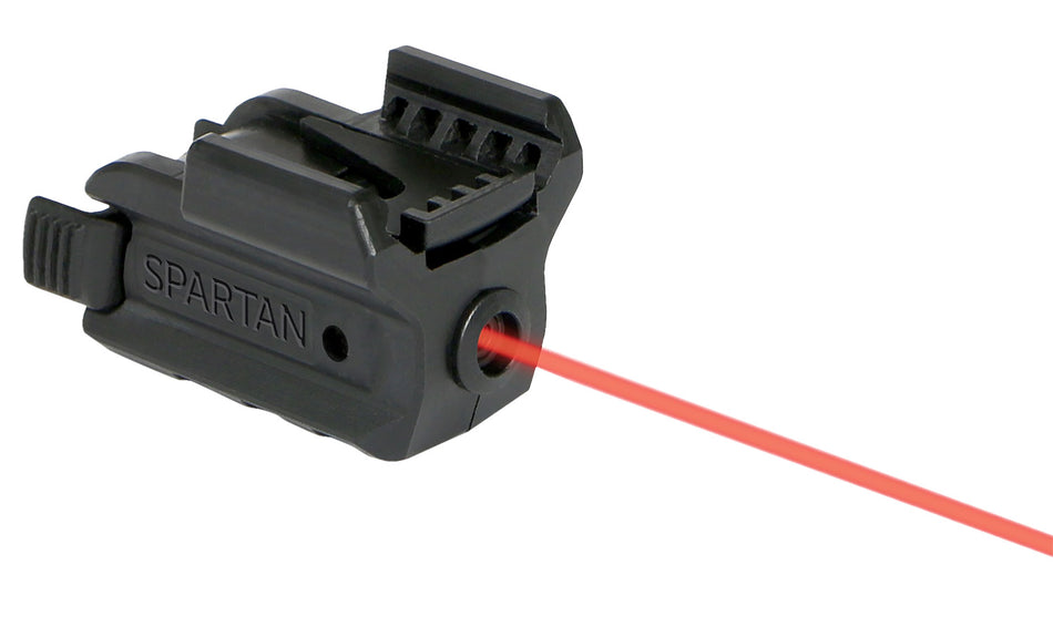 LaserMax Spartan Red Adjustable Rail-Mounted Laser Sight Black