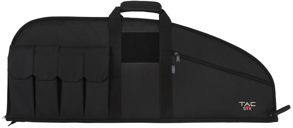 Tac Six Range Tactical Rifle Case 32" Black Endura Lockable Zipper