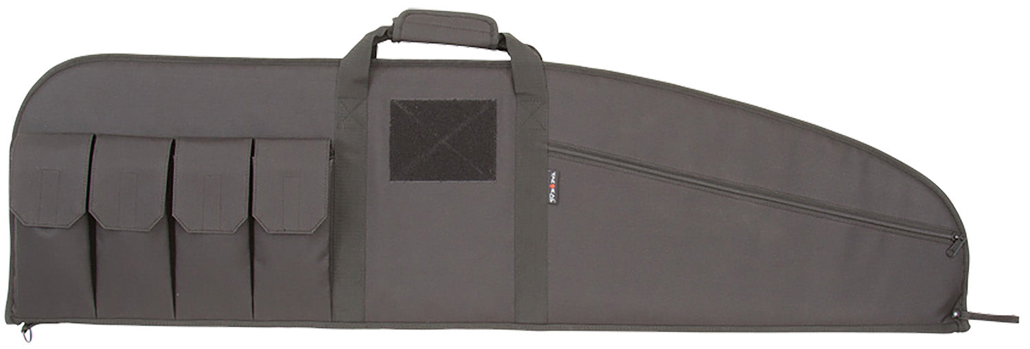Tac Six Range Tactical Rifle Case 46" Black Endura Lockable Zipper