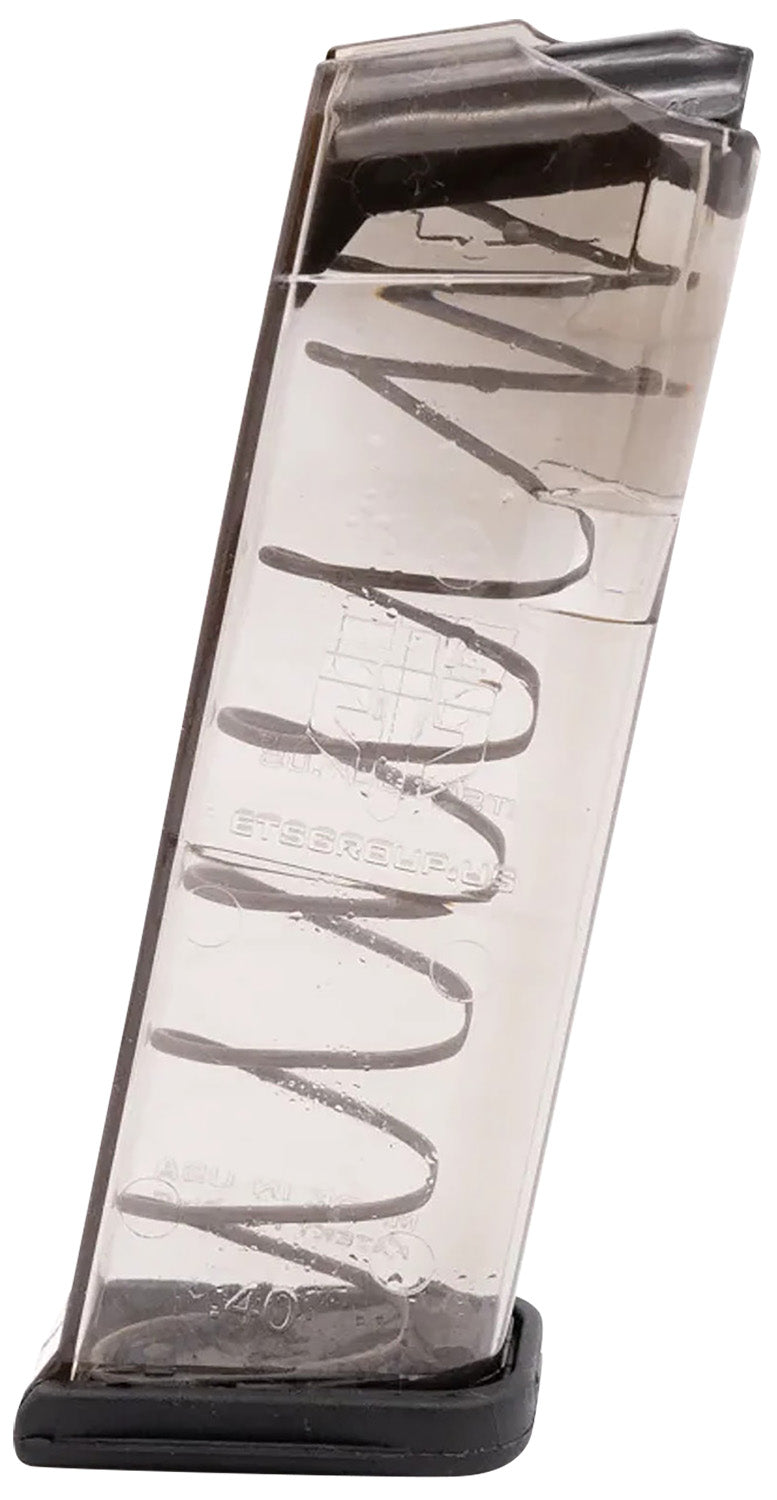 ETS Group GLK23 .40 S&W 13-Round Magazine for Glock 23/27 Translucent Polymer