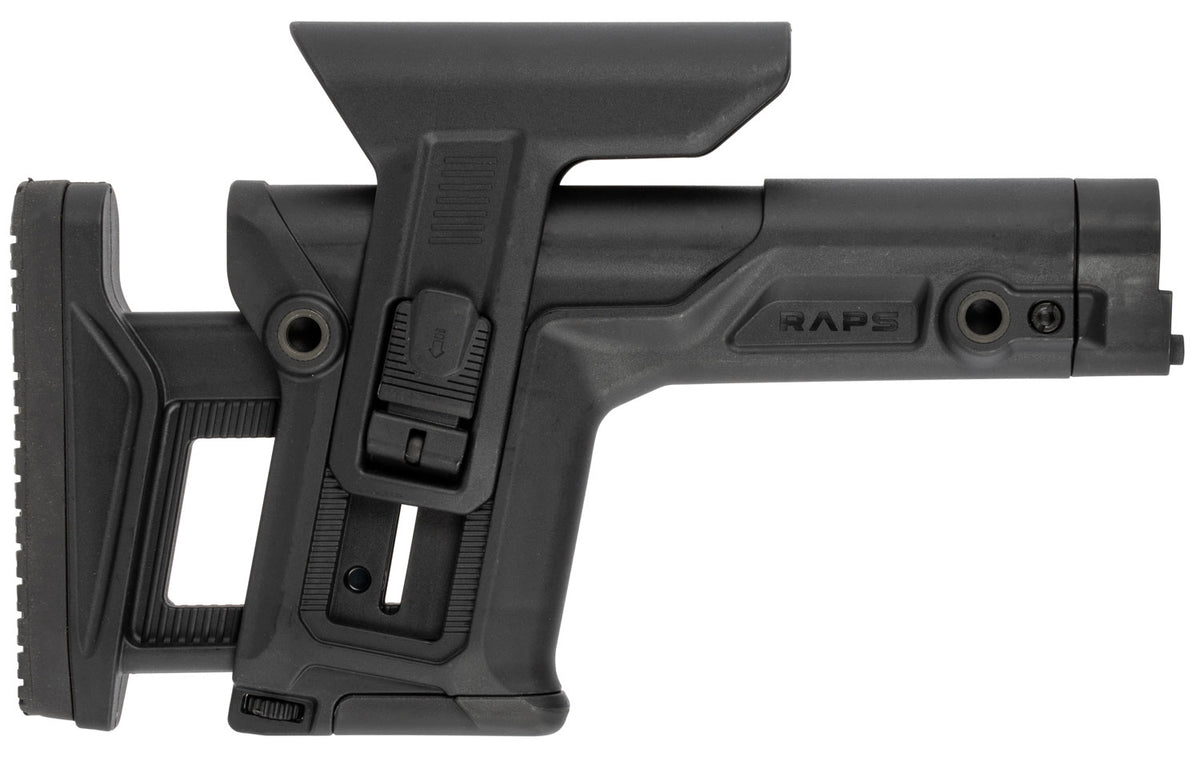FAB Defense FXRAPS Rapid Adjustable Precision Stock Ambidextrous 1Latch LOP Adjustment Black