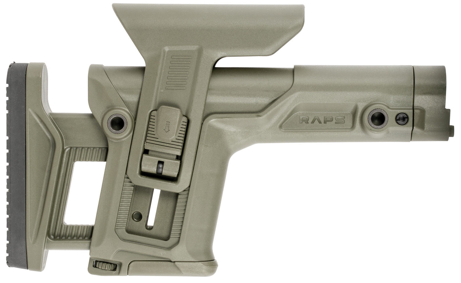 FAB Defense FXRAPSG Rapid Adjustable Precision Stock Ambidextrous 1Latch LOP OD Green