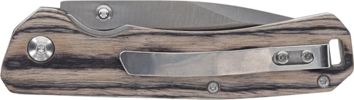 Uncle Henry Folding Knife 3" Pakka Wood Stainless Steel Promo 2025