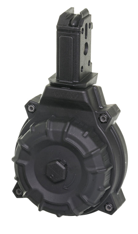 ProMag DRMA22 CZ Scorpion 50rd 9mm Drum Replacement Magazine Black Zytel Polymer
