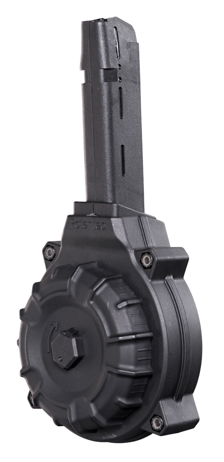 ProMag DRMA19 Glock 22/23 50rd .40 S&W Drum Replacement Magazine Black DuPont Zytel