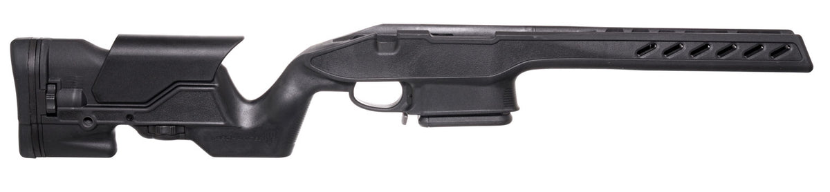 Archangel AA1500SA Aluminum Pillar-Bedded Adjustable Stock Black Synthetic for Howa 1500 / Weatherby Vanguard Short Action with Detachable Magazine