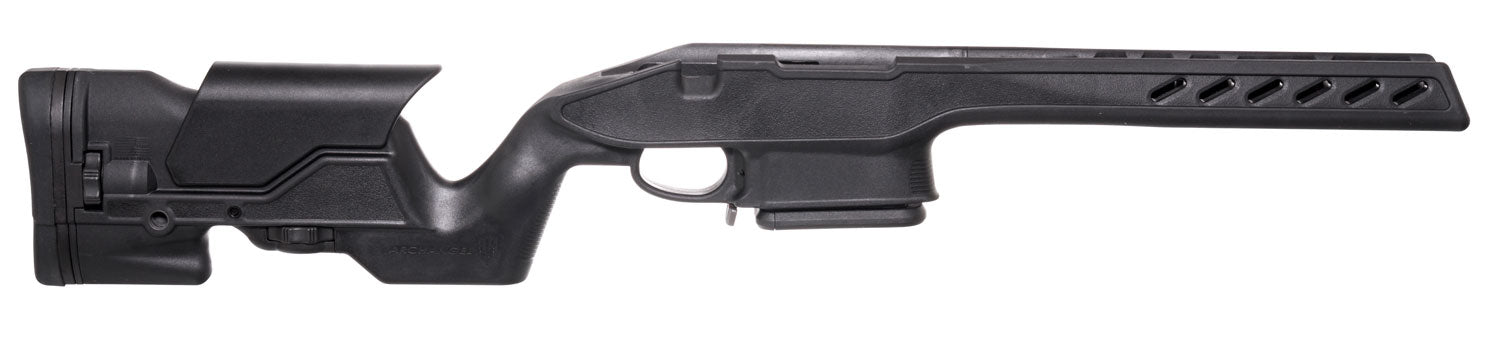 Archangel AA1500SA Aluminum Pillar-Bedded Adjustable Stock Black Synthetic for Howa 1500 / Weatherby Vanguard Short Action with Detachable Magazine