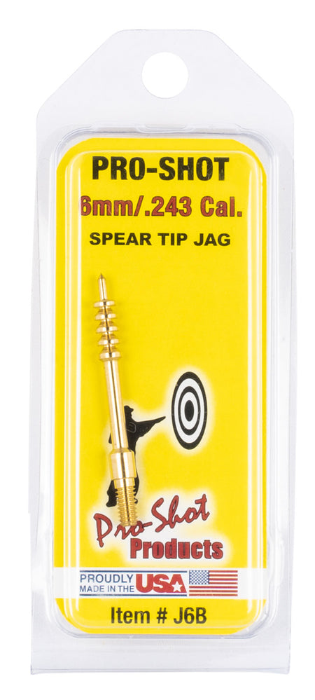 Pro-Shot J6B Brass Jag 6mm Rifle Spear Tip #8-32 Thread