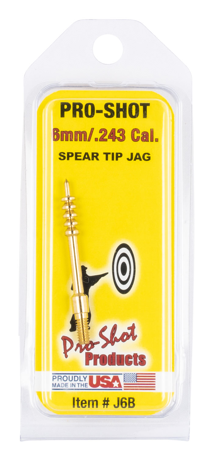 Pro-Shot J6B Brass Jag 6mm Rifle Spear Tip #8-32 Thread