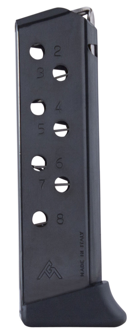 Mec-Gar 8rd 32 ACP Blued Detachable Finger Rest Magazine for Walther PP