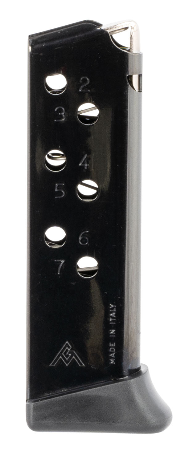 Mec-Gar 7rd 32 ACP Blued Detachable Finger Rest Magazine for Walther PPK