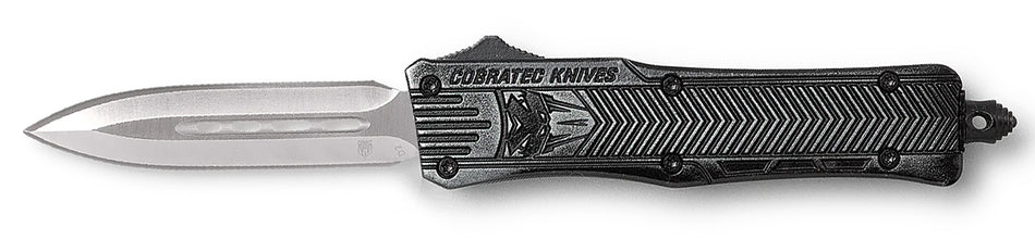 CobraTec SSWCTK1SDAGNS CTK-1 Small OTF 2.75" Dagger D2 Blade Stonewashed Handle Glass Breaker Pocket Clip