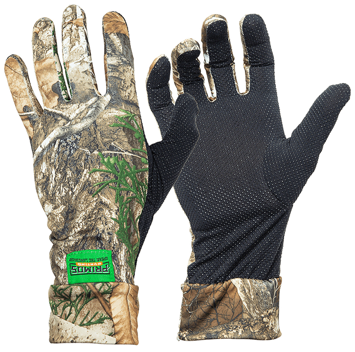 Primos PS6677 Realtree Edge Neoprene Stretch Fit Sure-Grip Gloves OSFA