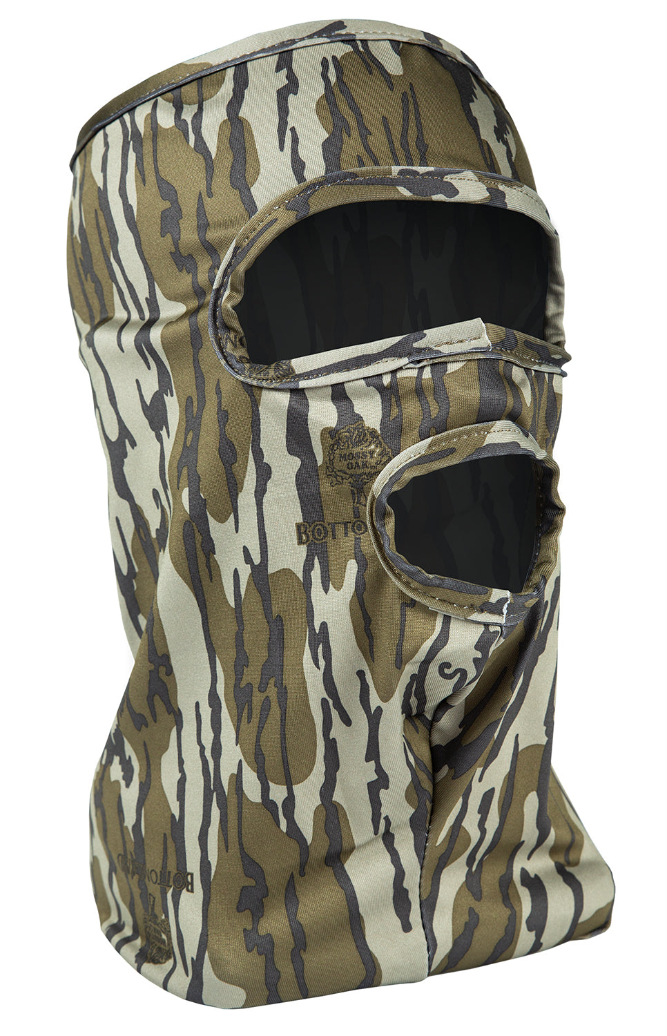 Primos Stretch Fit 3/4 Face Mask Mossy Oak BottomLand Neoprene One Size