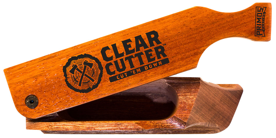 Primos Clear Cutter Turkey Box Call - Brown Mahogany and Walnut