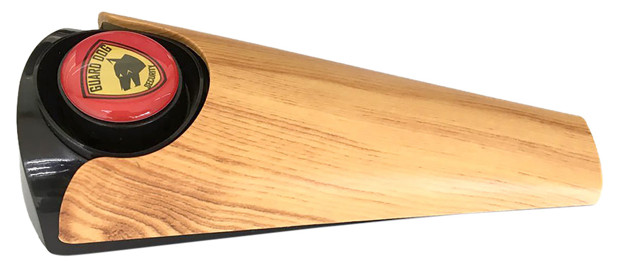 Guard Dog ALGDDS1000W Woodgrain Door Stop Travel Security Alarm