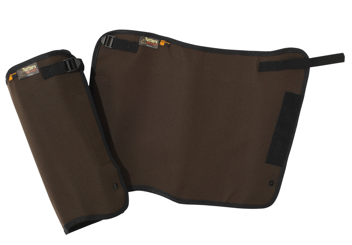 Boyt 9000BRH Rattlers Gaiters Husky 21" 1000D Brown Nylon Adjustable Straps