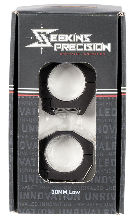 Seekins Precision 0010620002 Matte Black 30mm Low Picatinny Scope Rings