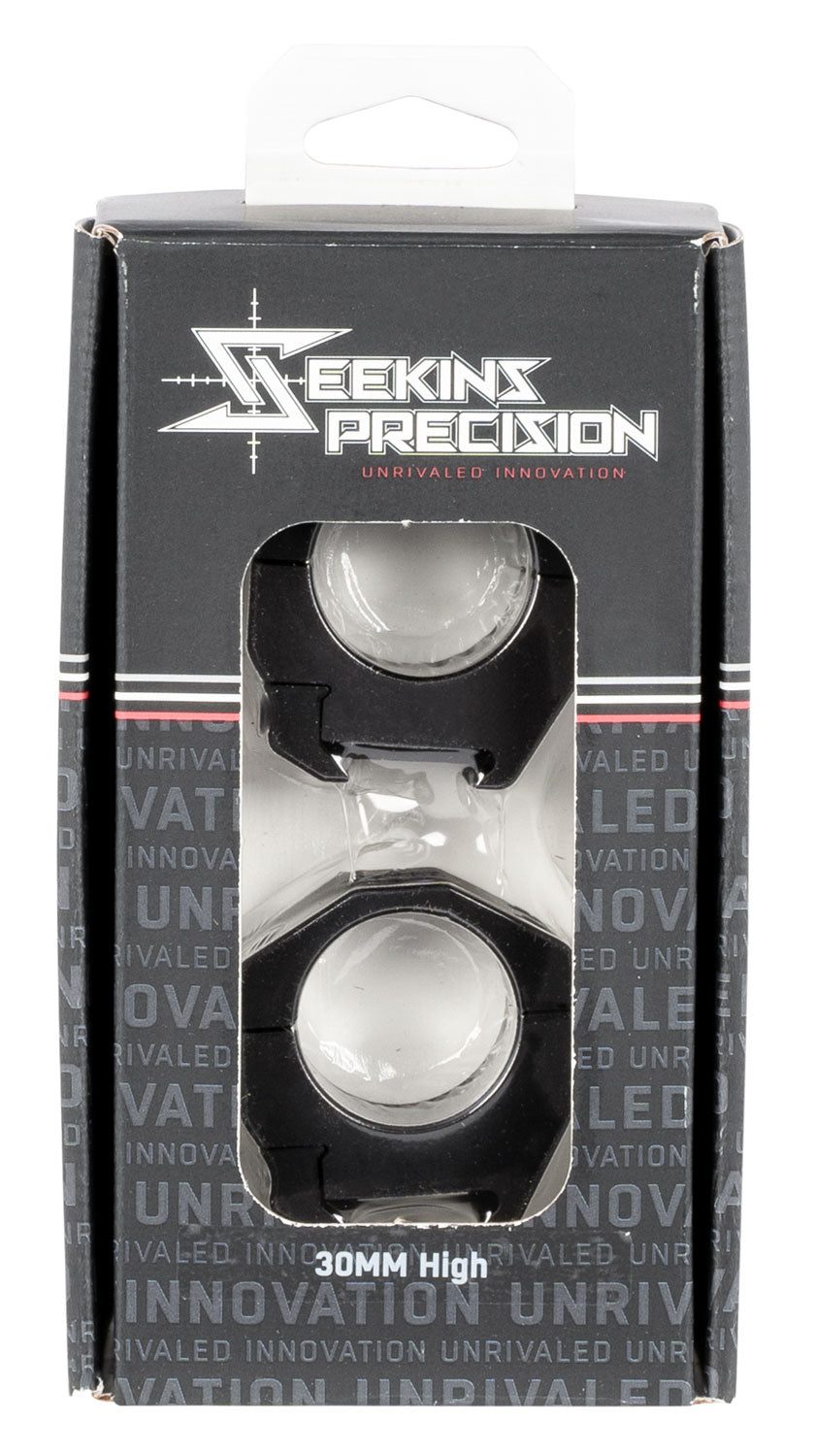 Seekins Precision 0010620012 Matte Black 30mm High Picatinny Scope Rings
