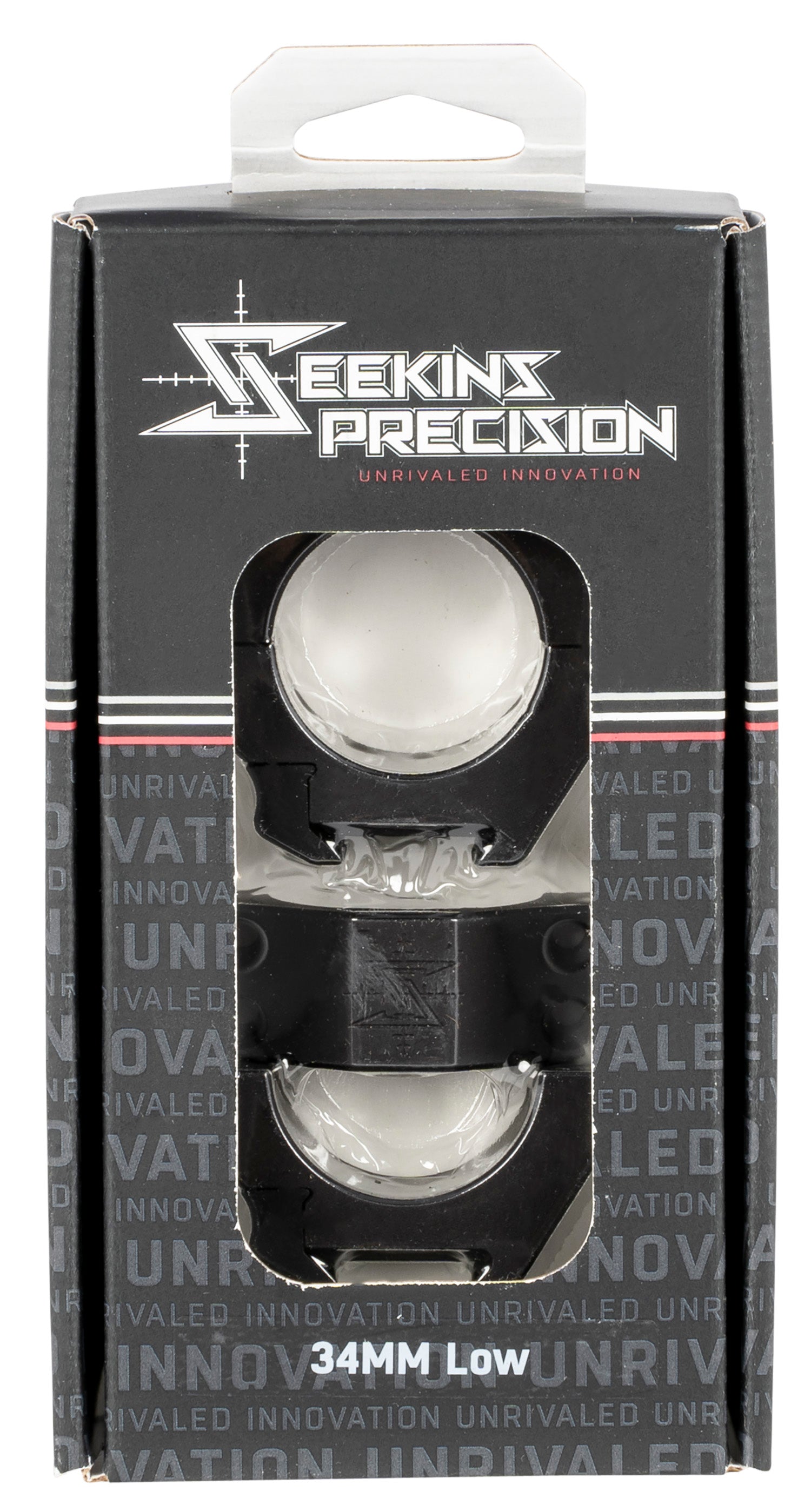 Seekins Precision 0010630002 Matte Black 34mm Low Picatinny Scope Rings