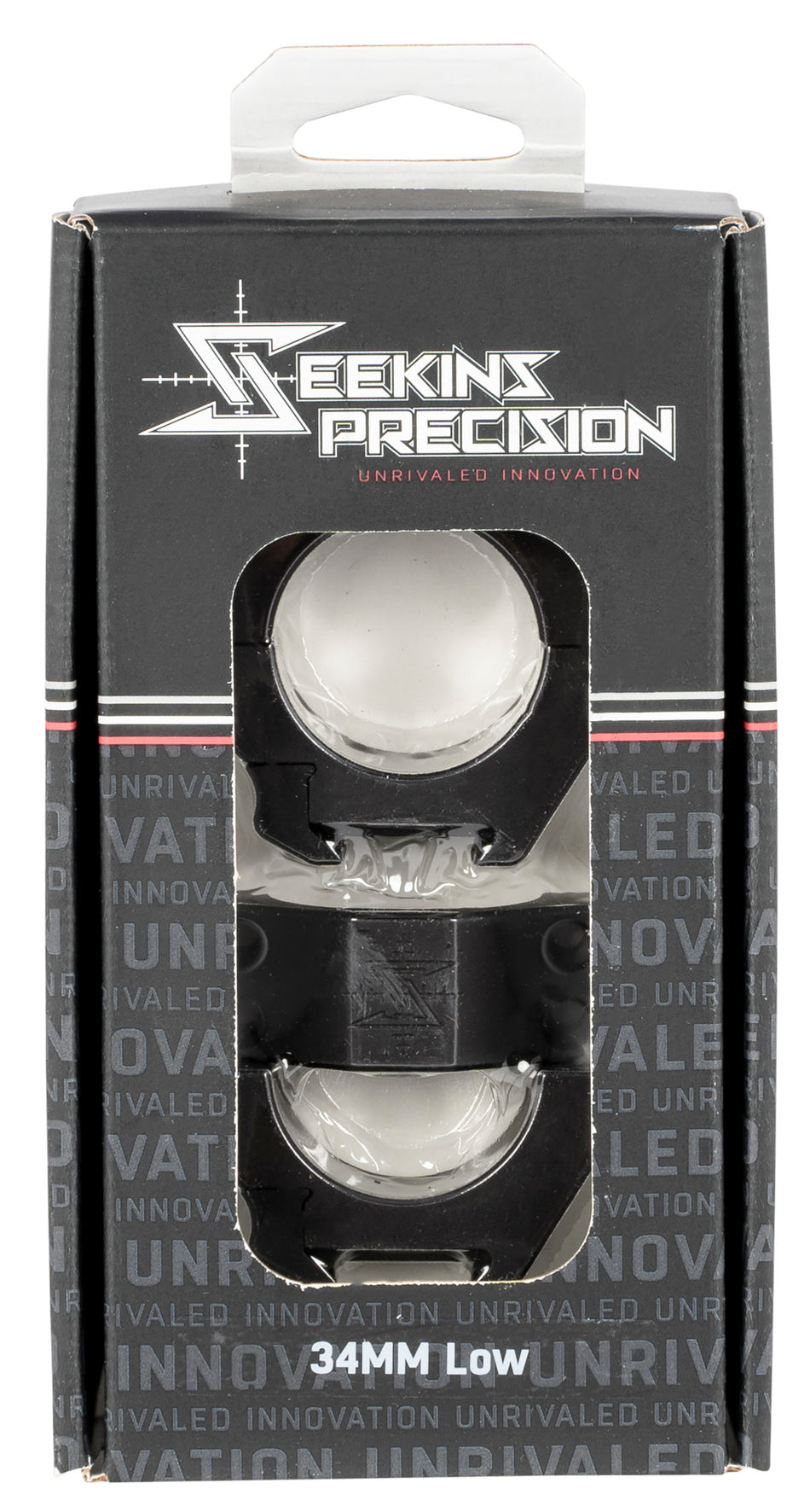 Seekins Precision 0010630002 Matte Black 34mm Low Picatinny Scope Rings