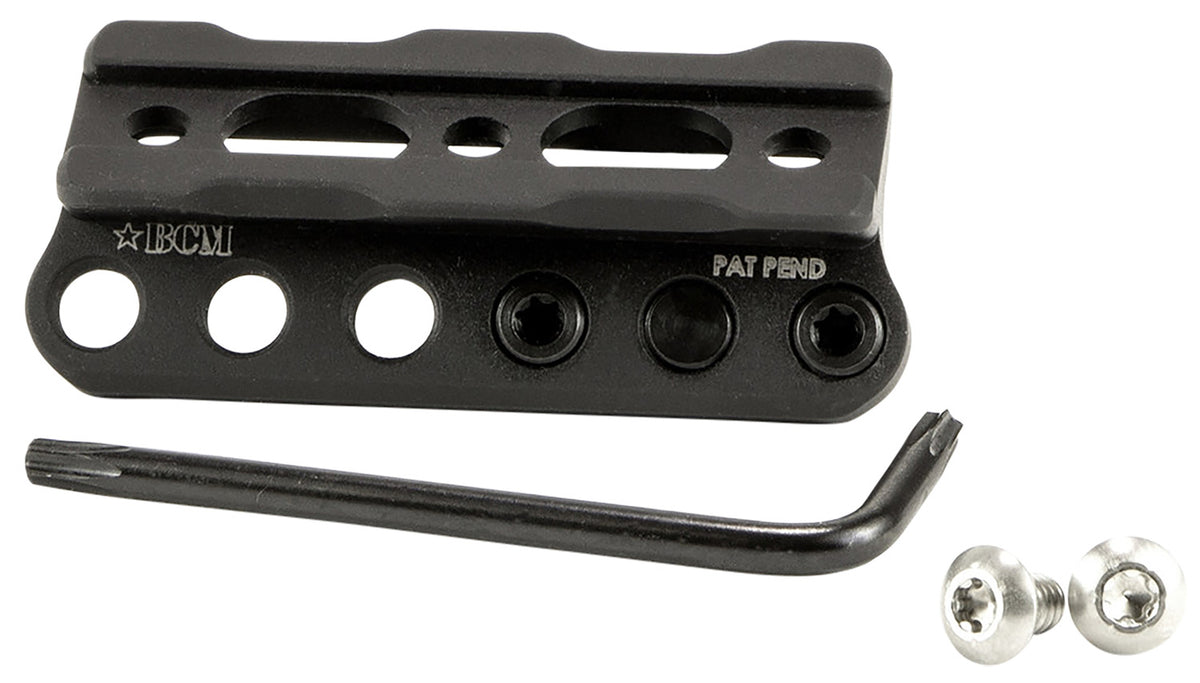 BCM SLMKM BCMGunfighter Scout Light Mount KeyMod Rail Black Aluminum