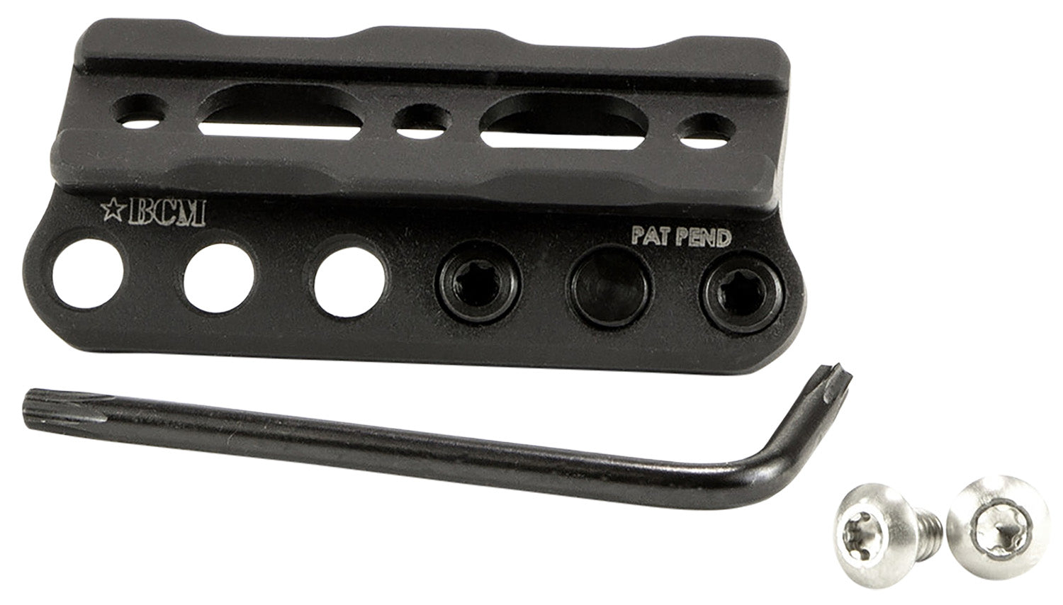 BCM SLMKM BCMGunfighter Scout Light Mount KeyMod Rail Black Aluminum