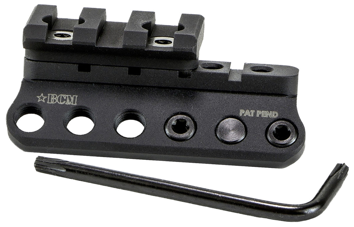 BCM 1913LMKM Modular Mount 1913 Picatinny Rail and KeyMod Black Aluminum