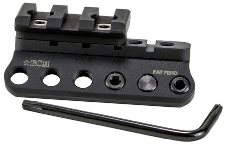 BCM 1913LMKM Modular Mount 1913 Picatinny Rail and KeyMod Black Aluminum