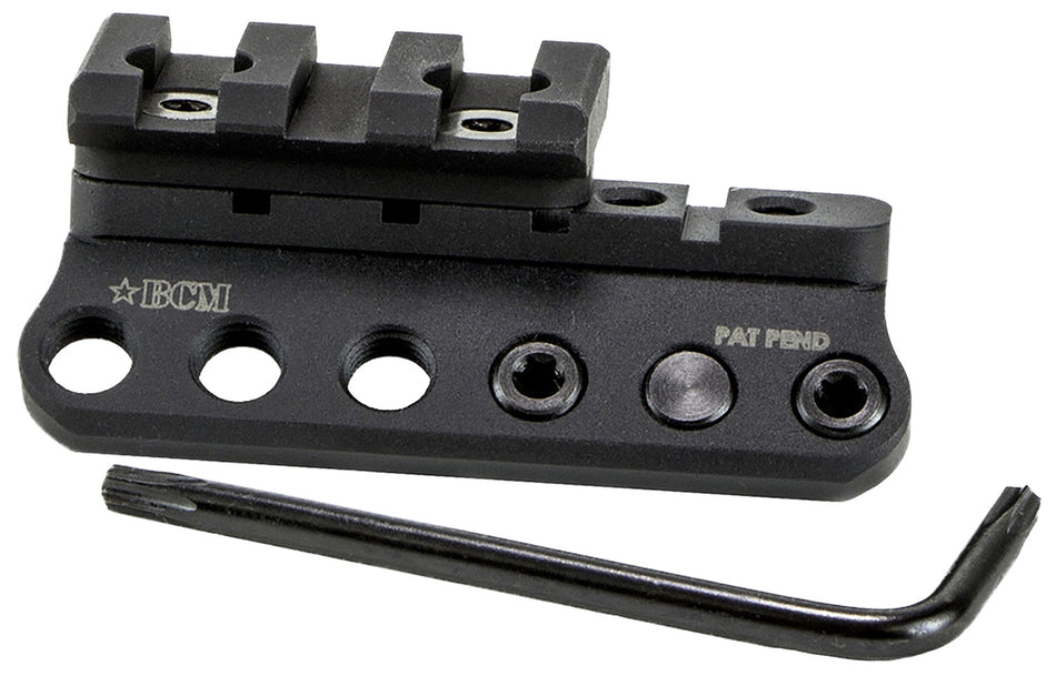 BCM 1913LMKM Modular Mount 1913 Picatinny Rail and KeyMod Black Aluminum