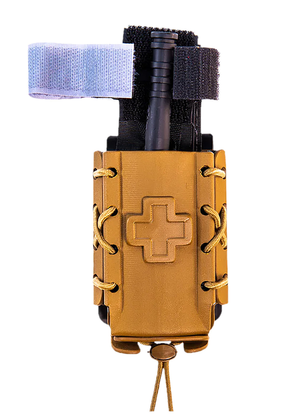 High Speed Gear 11TQK0CB Kydex Tourniquet TACO Pouch Coyote Brown Belt MOLLE Compatible