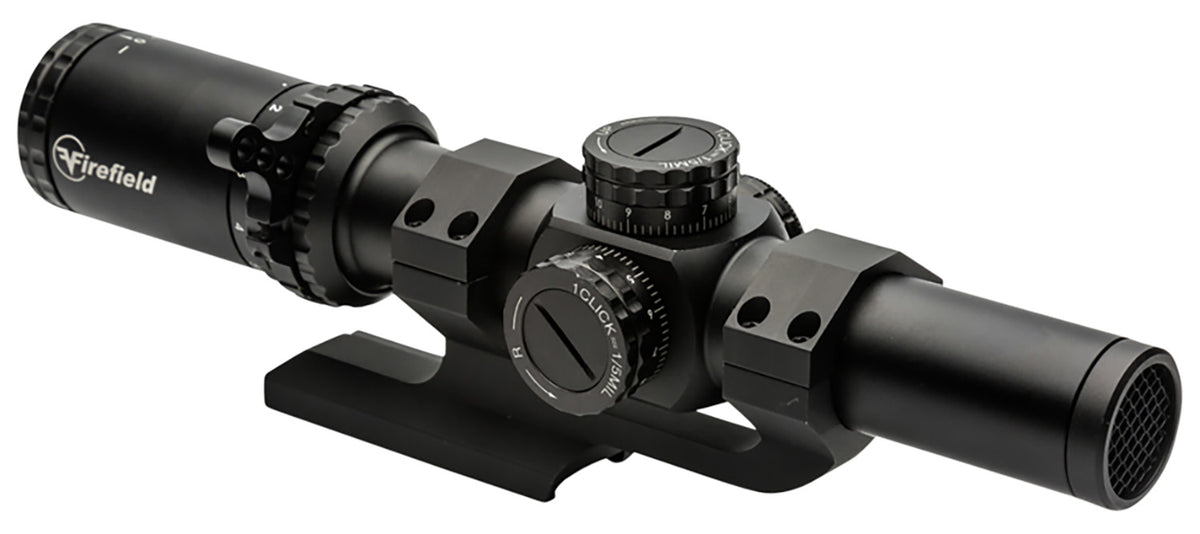 Firefield RapidStrike 1-6x24mm Riflescope Kit with Illuminated Red/Green Circle Dot Reticle and Cantilever Mount