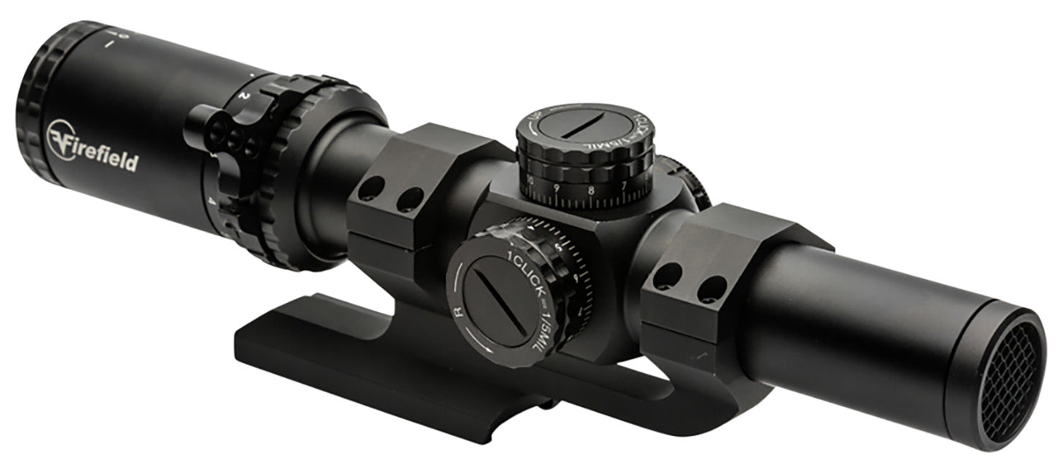Firefield RapidStrike 1-6x24mm Riflescope Kit with Illuminated Red/Green Circle Dot Reticle and Cantilever Mount