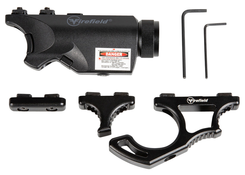 Firefield Rival XL Foregrip with Integrated Flashlight and Red Laser Combo Matte Black 75/150 Lumens