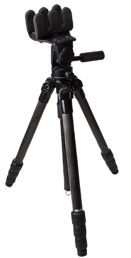 Kopfjager K800 CF Tripod Reaper Grip Kit Carbon Fiber Black 360 Degree Pan 4-Level Legs