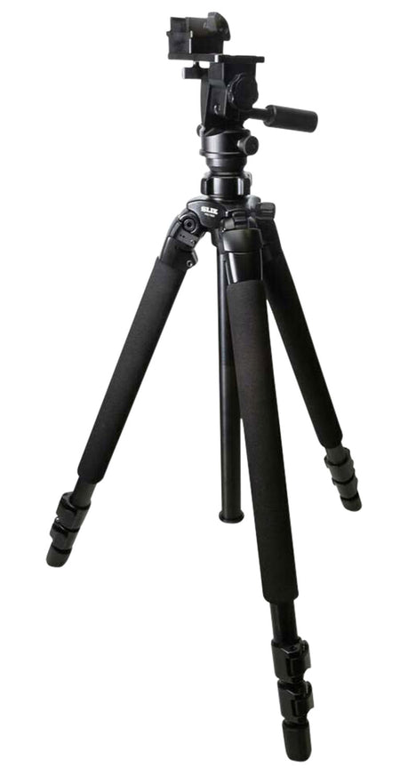 Kopfjager K700 Folding Tripod Reaper Rail Kit Aluminum Black 3-Level Legs 21-87 Degree Tilt