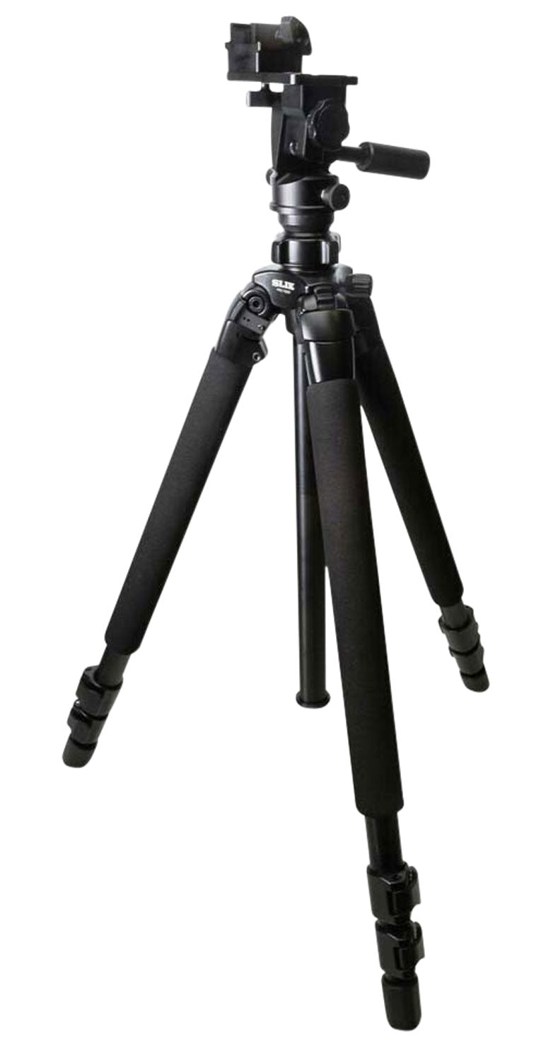 Kopfjager K700 Folding Tripod Reaper Rail Kit Aluminum Black 3-Level Legs 21-87 Degree Tilt