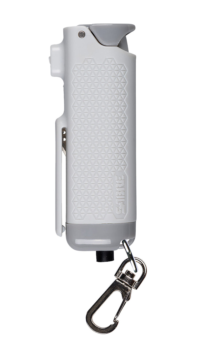 Sabre SELG01 Safe Escape Automotive 3-in-1 Tool Gray Polymer Pepper Gel/Glass Breaker/Belt Cutter 10ft