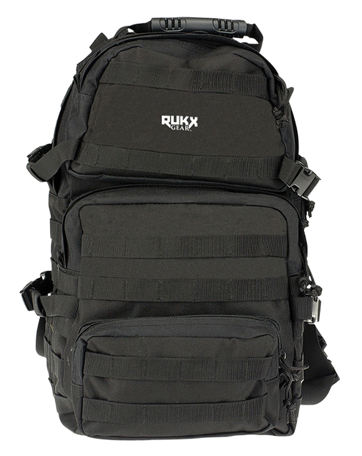 Rukx Gear ATICT3DB Black 600D Polyester Tactical 3 Day Pack 1531 Cu In