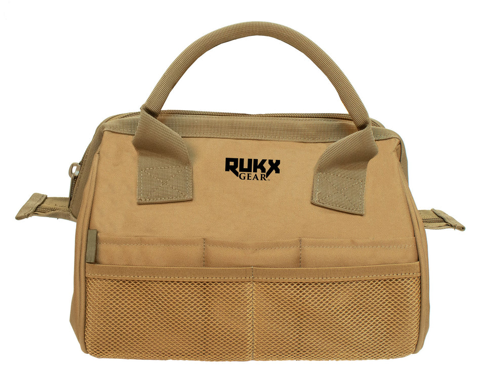 Rukx Gear Tool Bag Tan ATICTTBT 600D Polyester Construction