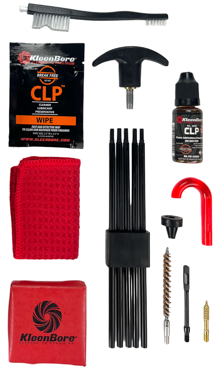 KleenBore Classic Rifle Cleaning Kit K204 – .25, .243, 6.5mm Calibers