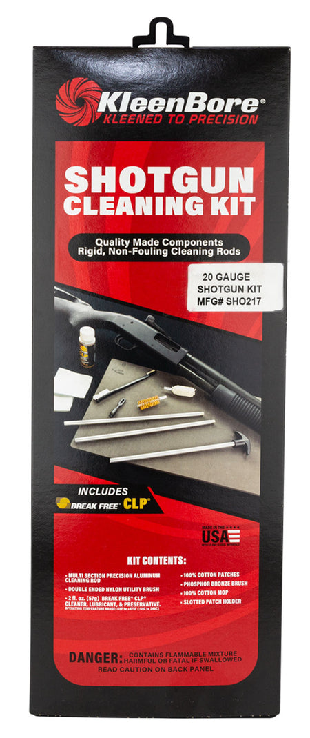 KleenBore 20 Gauge Shotgun Classic Cleaning Kit – SHO217