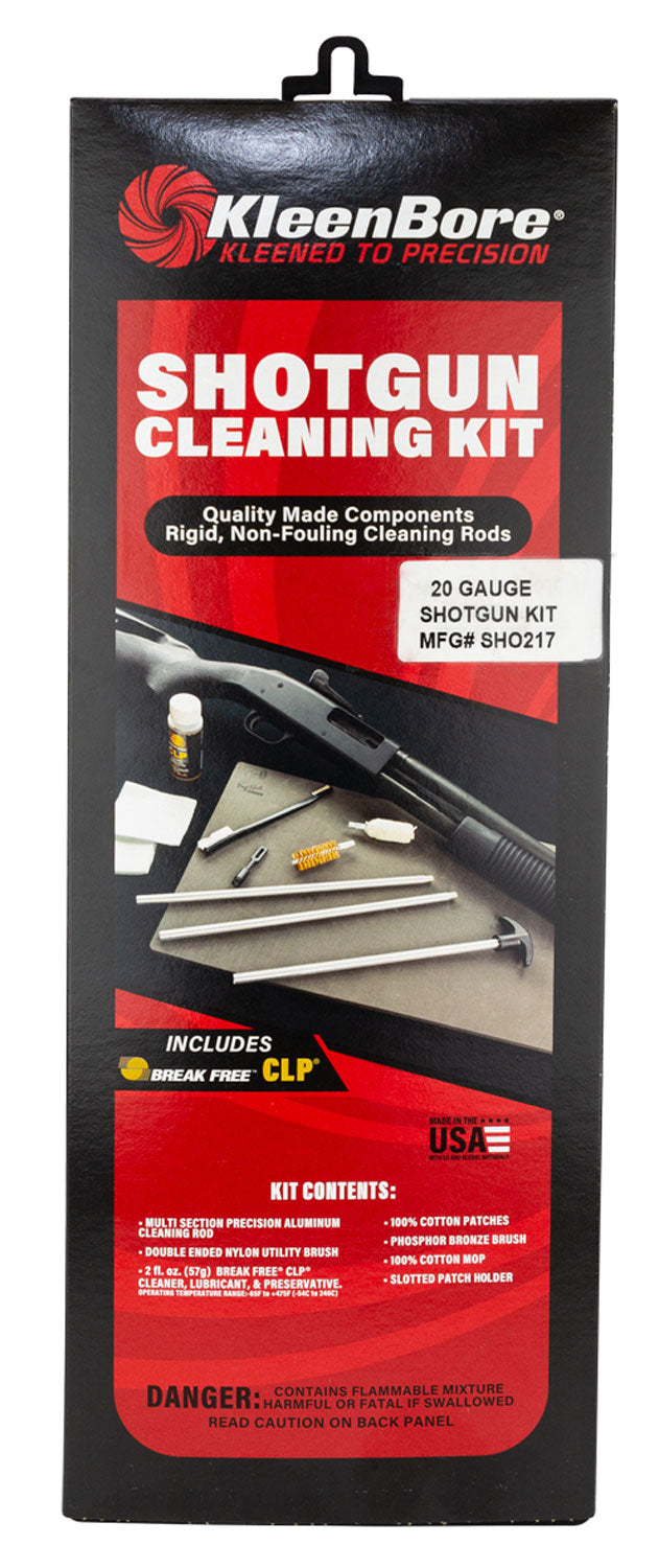 KleenBore 20 Gauge Shotgun Classic Cleaning Kit – SHO217