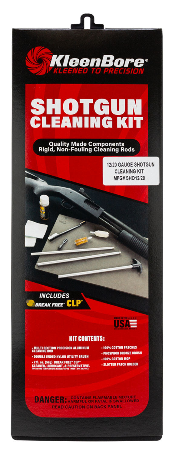 KleenBore 12 & 20 Gauge Shotgun Classic Cleaning Kit – SHO1220