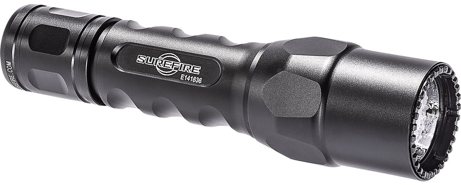 SureFire 6PX Pro 6PXDBK 600 Lumen Dual-Output Flashlight Black Anodized White LED